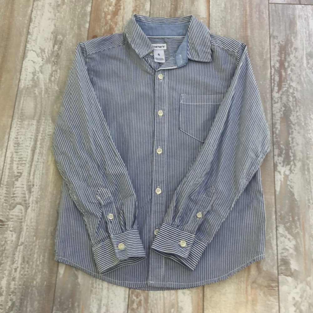 NWT Carter’s Striped button down size 6